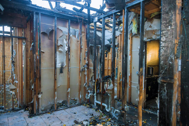 Professional Fire Damage Removal technician working in Cibecue, AZ